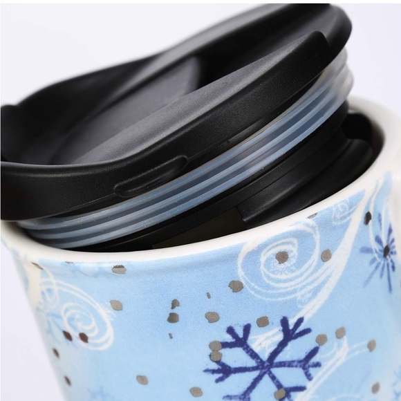 Topadorn Coffee Ceramic Mug With Lid in Gift Box - Picture 3 of 6